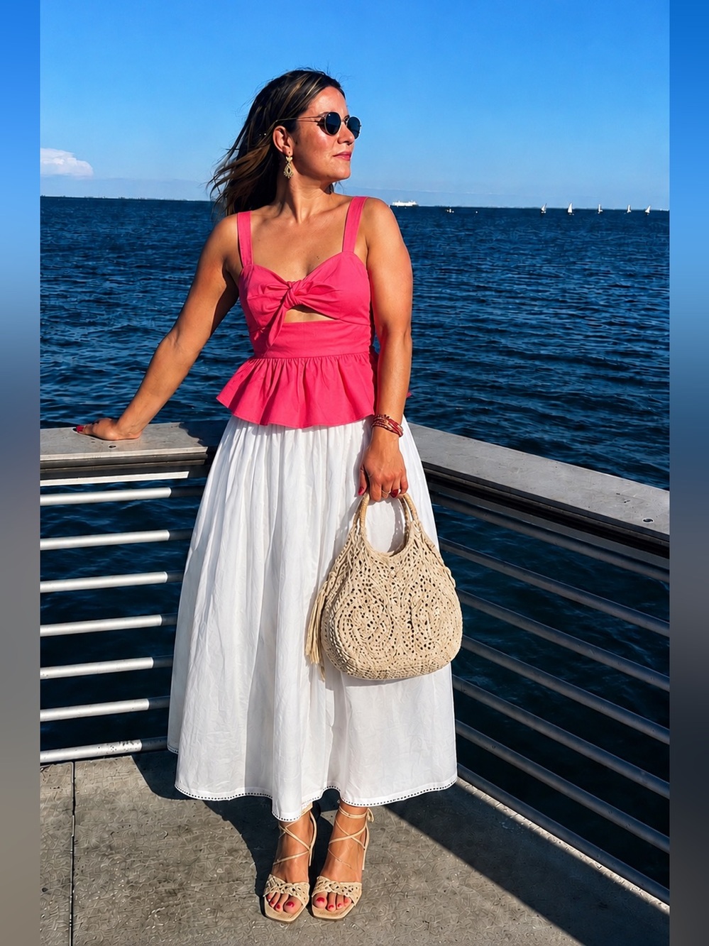 VIRAL ZARA LUXURY MIDI SUMMER /VACATION SKIRT SIZE L
🚨NO DISCOUNT ON THIS SKIRT